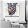 Graffiti Let's Go Hand in Hand Come Together Wall Art Motivation Pictures for Home Decor Office Room Decoration Canvas Painting